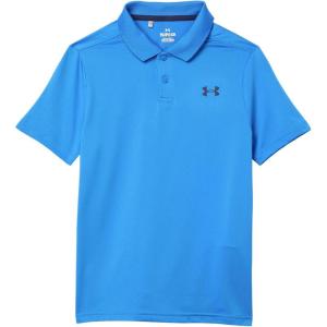 imageUnder Armour Boys Matchplay Golf Polo402 Blue Atlantis   Midnight Navy