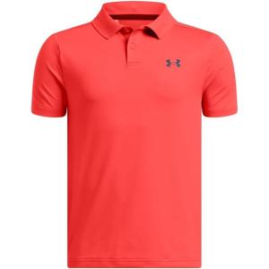 imageUnder Armour Boys Matchplay Golf Polo847 Fire   Midnight Navy