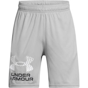 imageUnder Armour Boys Tech Logo ShortsShorts011 Mod Gray   White