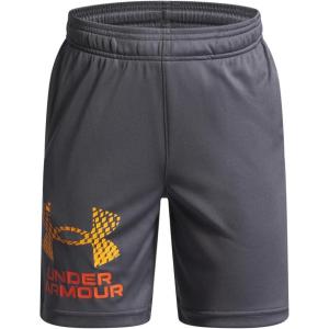 imageUnder Armour Boys Tech Logo ShortsShorts026 Castlerock  Squad Orange  Orange Base