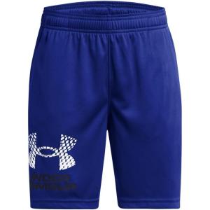 imageUnder Armour Boys Tech Logo ShortsShortsRoyal  Black400