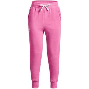 imageUnder Armour Girls Rival Fleece Joggers659 Pink Edge   Wham