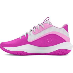 imageUnder Armour UnisexAdult Lockdown 7 Basketball Shoe102 WhiteStellar PinkVivid Magenta