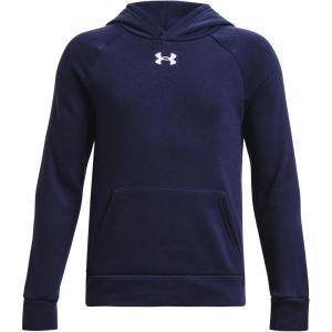 imageUnder Armour boys Rival Fleece Hoodie410 Midnight Navy   White