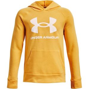 imageUnder Armour boys Rival Fleece Hoodie782 Rise   Onyx White
