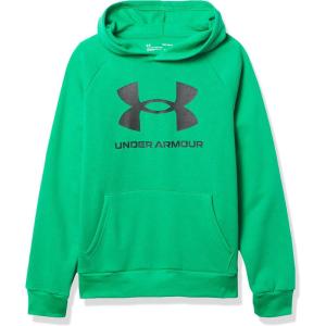 imageUnder Armour boys Rival Fleece HoodieQuest Green 371Black