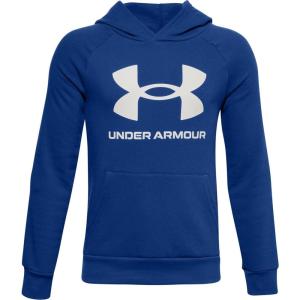 imageUnder Armour boys Rival Fleece HoodieRoyal 400Onyx White