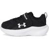 imageUnder Armour BabyBoys Infant Charged Assert 11 Alternate Closure Sneaker001 BlackBlackWhite