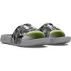 imageUnder Armour Boys Ignite Select SandalsMod GrayRetro GreenWhite