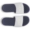 imageUnder Armour Mens Ignite Pro 8 Slide Sandal014 Halo GrayDownpour GrayStone