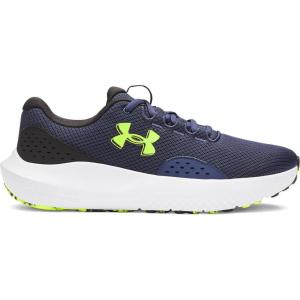 imageUnder Armour Mens Charged Surge 4 Sneaker404 Washed NavyBlackHigh Vis Yellow