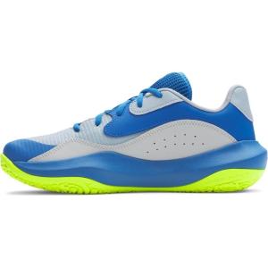 imageUnder Armour UnisexAdult Lockdown 7 Low453 Blue CalmBlue AtlantisHigh Vis Yellow