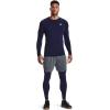 imageUnder Armour Mens HeatGear 34 LeggingsMidnight Navy 410White