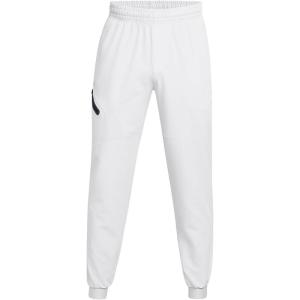 imageUnder Armour Mens Unstoppable Fleece Joggers  Breathable and StretchyHalo Gray  Black  014