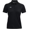 imageUnder Armour Tech Team Womens Short Sleeve Polo ShirtBlack  White