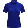 imageUnder Armour Tech Team Womens Short Sleeve Polo ShirtRoyal  White
