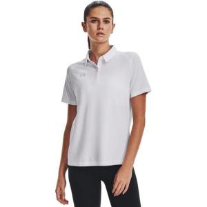 imageUnder Armour Tech Team Womens Short Sleeve Polo ShirtWhite  100