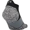 imageUnder Armour Adult Run Cushion No Show Tab Socks 1PairBlackPitch Gray 1pair
