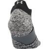 imageUnder Armour Adult Run Cushion No Show Tab Socks 1PairBlackPitch Gray 2 1pair