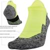 imageUnder Armour Adult Run Cushion No Show Tab Socks 1PairHi Vis YellowBlack 1pair
