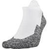imageUnder Armour Adult Run Cushion No Show Tab Socks 1PairWhitePitch Gray 1pair
