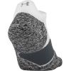 imageUnder Armour Adult Run Cushion No Show Tab Socks 1PairWhitePitch Gray 2 1pair