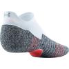 imageUnder Armour Adult Run Cushion No Show Tab Socks 1PairWhiteWhiteSilver Reflective 3pairs
