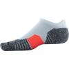 imageUnder Armour Adult Run Cushion No Show Tab Socks 1PairWhiteWhiteSilver Reflective 3pairs