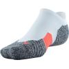 imageUnder Armour Adult Run Cushion No Show Tab Socks 1PairWhiteWhiteSilver Reflective 3pairs