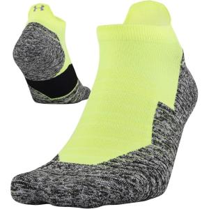 imageUnder Armour Adult Run Cushion No Show Tab Socks 1PairXray Yellow 1pair