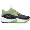 imageUnder Armour Kids Pre School Lockdown 7 Basketball Shoes003 BlackMod GrayMorph Green