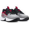 imageUnder Armour Kids Pre School Lockdown 7 Basketball Shoes100 Distant GrayCastlerockRed