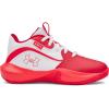 imageUnder Armour Kids Pre School Lockdown 7 Basketball Shoes104 WhiteRedRacer Red