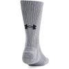 imageUnder Armour UnisexAdult Training Cotton Crew Socks 3 Pack035 Steel  White  Black