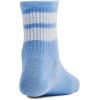 imageUnder Armour UnisexChild Youth Essential Quarter Socks 6 Pack465 Horizon Blue  Morph Green  White