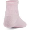 imageUnder Armour UnisexChild Youth Essential Quarter Socks 6 Pack647 Prime Pink  Sonic Yellow  Prime Pink