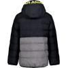 imageUnder Armour boys Pronto Colorblock Puffer Jacket Midweight Zip Up Closure Repels WaterBlack