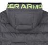 imageUnder Armour boys Pronto Colorblock Puffer Jacket Midweight Zip Up Closure Repels WaterBlack Colorblock