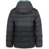 imageUnder Armour boys Pronto Colorblock Puffer Jacket Midweight Zip Up Closure Repels WaterBlackGreen