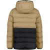 imageUnder Armour boys Pronto Colorblock Puffer Jacket Midweight Zip Up Closure Repels WaterCamel Colorblock