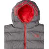imageUnder Armour boys Pronto Colorblock Puffer Jacket Midweight Zip Up Closure Repels WaterPitch GrayRed