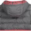 imageUnder Armour boys Pronto Colorblock Puffer Jacket Midweight Zip Up Closure Repels WaterPitch GrayRed