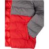 imageUnder Armour boys Pronto Colorblock Puffer Jacket Midweight Zip Up Closure Repels WaterPitch GrayRed