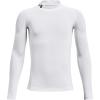 imageUnder Armour Boys HeatGear Armour Mock Long SleeveWhite 100Black