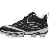 imageUnder Armour Boys Leadoff Icon Mid Rm Jr Baseball Cleats001 BlackWhiteBlack