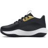 imageUnder Armour Kids Pre School Lockdown 7 Basketball Shoes001 BlackBlackMetallic Gold