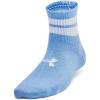 imageUnder Armour UnisexChild Youth Essential Quarter Socks 6 Pack465 Horizon Blue  Morph Green  White