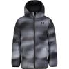imageUnder Armour boys Pronto Colorblock Puffer Jacket Midweight Zip Up Closure Repels WaterBlack Gradient