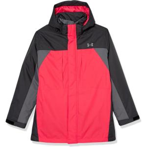 imageUnder Armour Boys Print Westward 3in1 JacketRed Colorblock