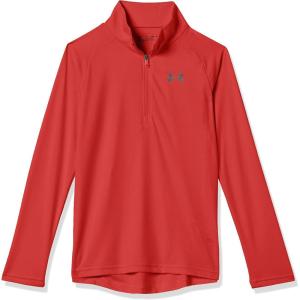 imageUnder Armour Boys Tech 20 12 Zip610 Stadium Red   Black
